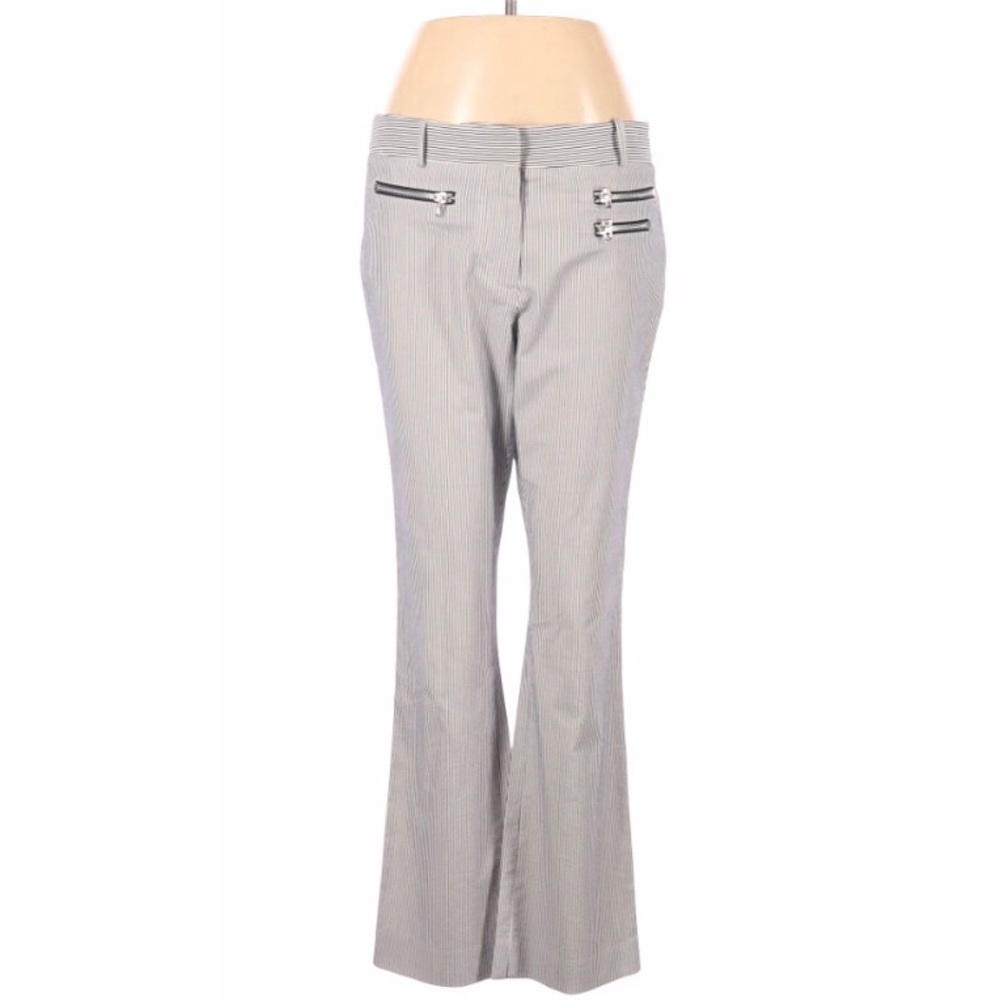 Veronica Beard Size 6 Navy Striped Kickflare Pants